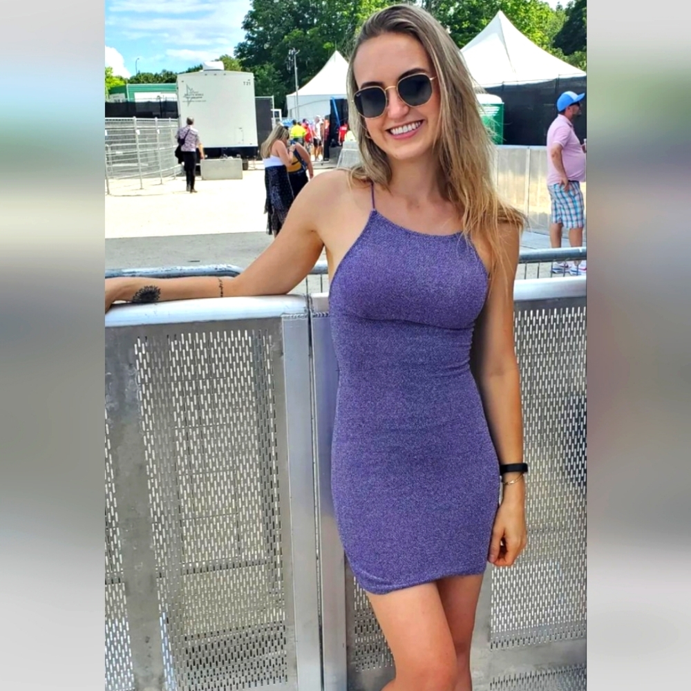 Purple Dress XS Worn Once